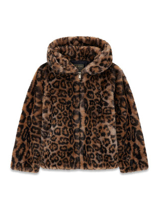 GUESS Ecopelliccia con cappuccio