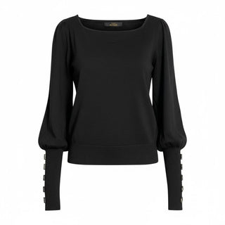 TWINSET ACTITUDE 252AP3051 MAGLIA Maglione con collo a cappuccio e strass