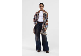 DIXIE Jeans a gamba ampia con vita alta