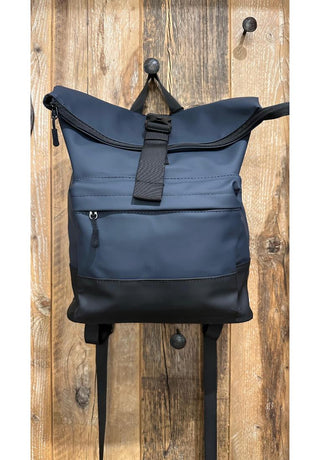 LOVE MADE 10017 Accessori Zaino CITY FLAP a tinta unita in nylon