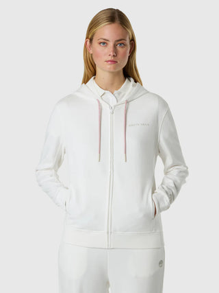 NORTH SAILS Felpa con zip e cappuccio in cotone