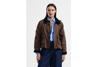 DIXIE Giacca con colletto in velluto e tasche