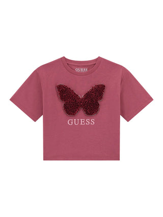 GUESS T-shirt logo con decorazioni
