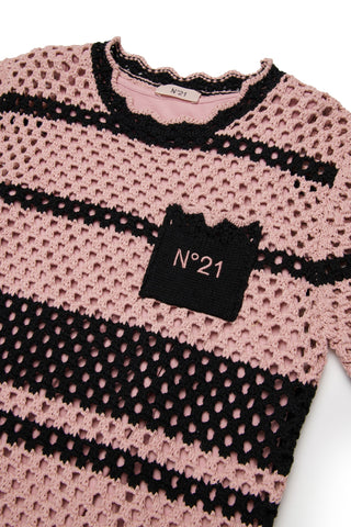 N°21 Vestito a righe in crochet