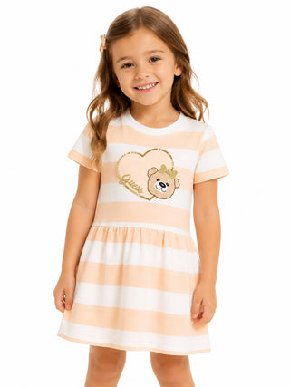 GUESS Vestito in maglia a righe