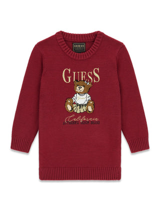 GUESS Abito sweater a maniche lunghe