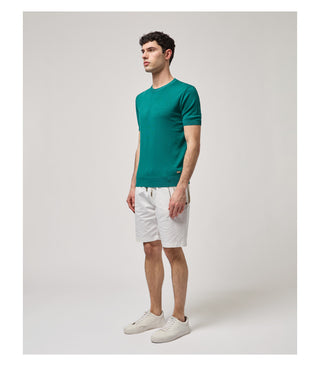 GIANNI LUPO Maglia in jersey  maniche corte a girocollo
