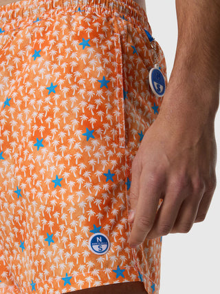 NORTH SAILS Boxer da bagno con stampa grafica