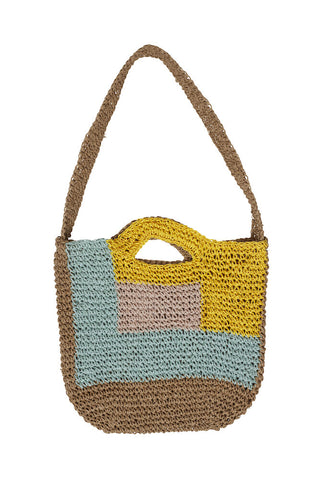ICHI BAG-BAG-STRAW-IADEVO-MIX
