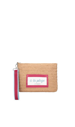 LE PANDORINE Pochette Rafia Chapeau