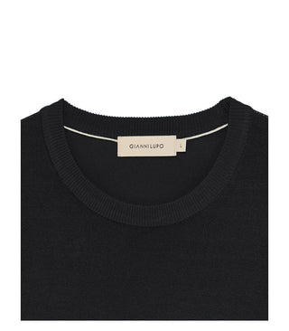 GIANNI LUPO Maglia in jersey  maniche corte a girocollo