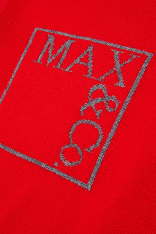 MAX&Co. Maglia con logo jacquard,