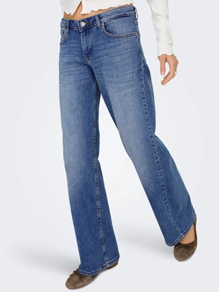 Only ONLJUDY-O Vita bassa Straight Fit Jeans