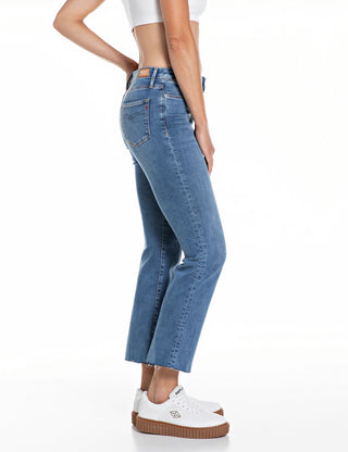 REPLAY Jeans straight fit con vita alta