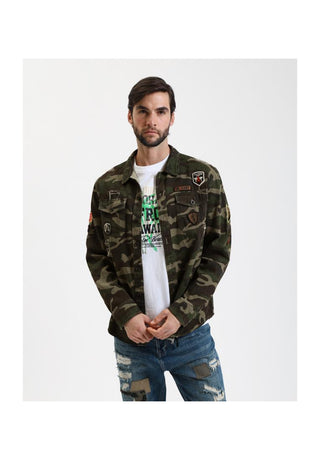 GIANNI LUPO Overshirt Militare