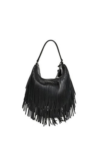 LE PANDORINE Sacca Fringe Con Catena