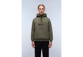 NAPAPIJRI Felpa con mezza zip e Cappuccio