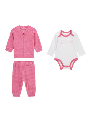GUESS Set felpa, pantaloni e body