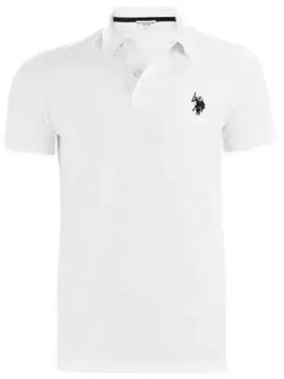 U.S. POLO ASNN. Polo con logo in cotone Piquet