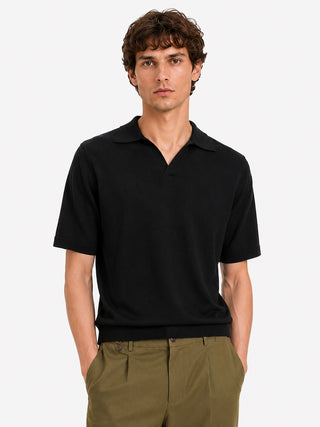 BERNA Polo in filo Collo Derby