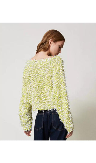 TWINSET ACTITUDE Maglia in filato curly