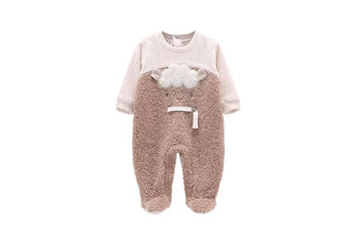 MELBY 25N3010 TUTINA Tutina in ciniglia e tessuto Teddy.