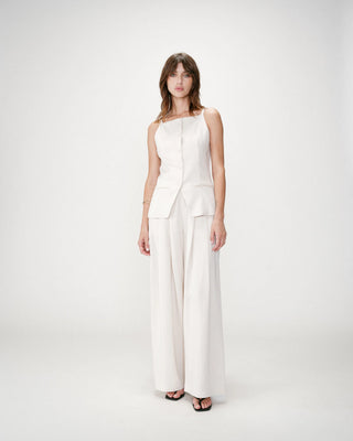 Grace & Mila Gilet sartoriale in misto lino