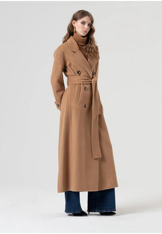 FRACOMINA Cappotto regular lungo con lana,
