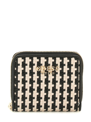 GUESS Mini portafoglio Mirema intrecciato