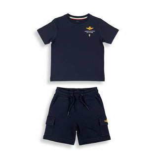 Aeronautica Militare T-shirt con bermuda cargo