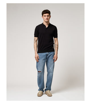 GIANNI LUPO Polo in maglia muscle fit