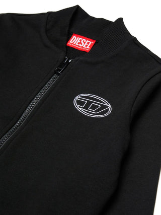 Diesel FELPA Skippy Felpa con zip e ricamo