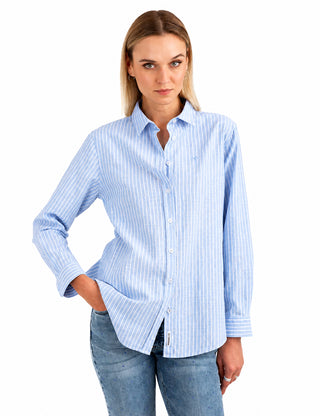 FREDMELLO Camicia a manica lunga a righe