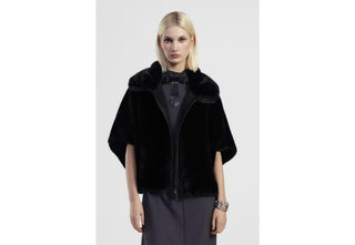 DIXIE Poncho ecopelliccia