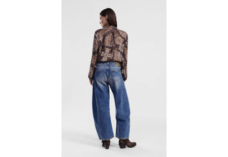 DIXIE Jeans a gamba larga e vita alta