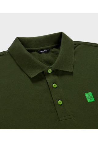RefrigiWear Polo con logo patch ricamato sul petto