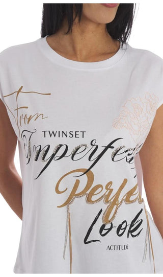 TWINSET ACTITUDE T-shirt con stampa