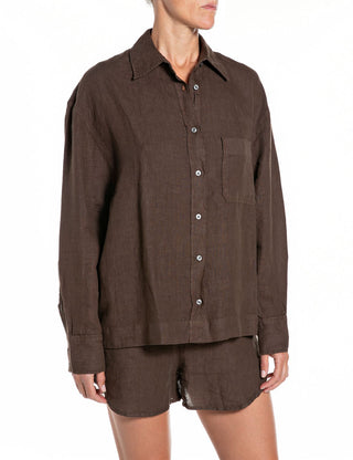 REPLAY Camicia comfort fit realizzata in lino