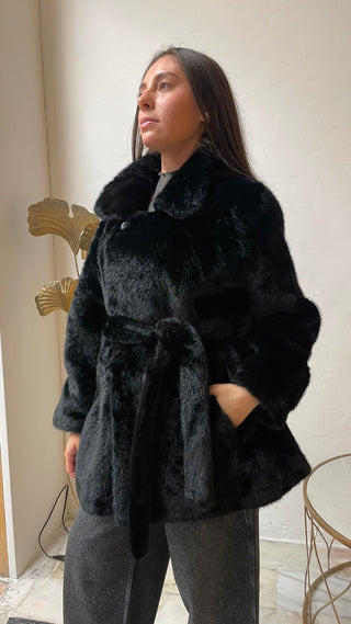 Gio Cellini Giacca 3/4 eco Pelliccia