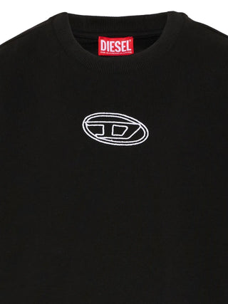 Diesel FELPA Skiprys Felpa oversize con ricamo