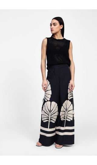 DIXIE Pantaloni palazzo con fiori