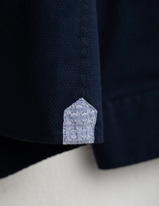 FREDMELLO Camicia in tessuto jacquard stretch