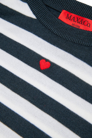 MAX&Co. MX0003MX005 MAGLIA Pullover girocollo a righe