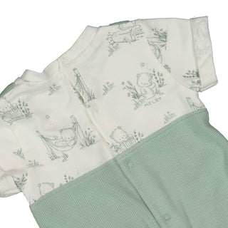 MELBY Pagliaccetto effetto 2-in-1 in bamboo per neonato