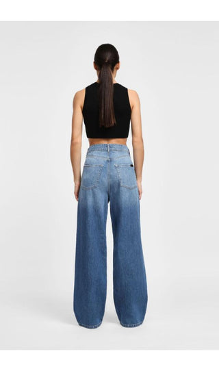 DIXIE Jeans a gamba larga e alta alta