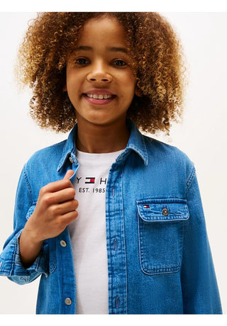 Tommy Hilfiger Camicia in denim mid wash