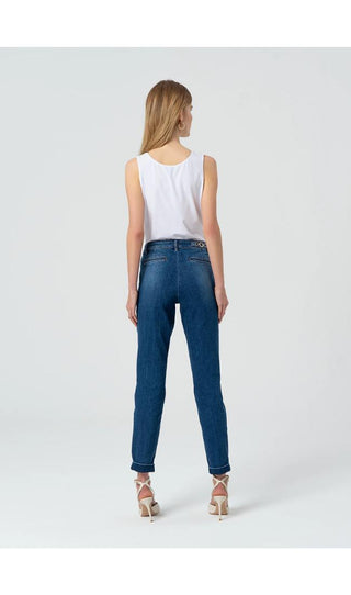 FRACOMINA Jeans a sigaretta in denim stretch