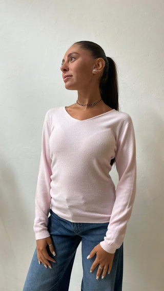 Fairly Maglia con scollo a V a manica lunga