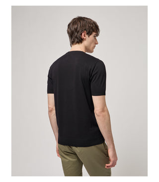 GIANNI LUPO Maglia in jersey  maniche corte a girocollo