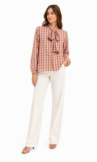 DIXIE Camicia Quadri Fiocco